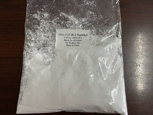 (S)-(–)-1,1'-Bi-2-Naphthol CAS 18531-99-2 Raw Materials For Medicines Min 99%