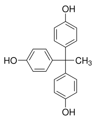 THPE Tris(4-hydroxyphenyl)ethane a trifunctional phenolic compound used as a cross-linking agent for polymers