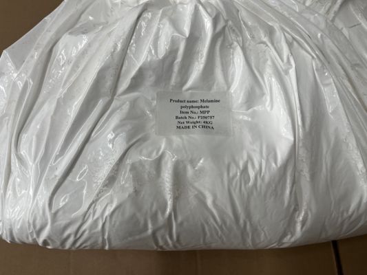 Melamine polyphosphate MPP a halogen-free flame retardant with very high thermal stability widely applied in thermoplastic and thermosetting plastics rubber fiber glass fiber reinforced polyamide 66